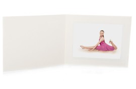 4x6 / 6x4 Soft Linen Range Cream Photo Folder - Landscape