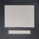 8x6 / 6x8 Black Mount & Silver with Small Extra Aperture