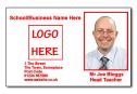 Staff Photo ID Card (Ideal for Schools or Businesses) - Basic Red