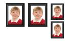 P12 School / Nursery Print Package - 2(5x7) + 2(5x3.5) From Your Photo