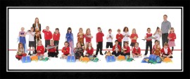 Panoramic Class Group Packaged Print - 6x18 From Your Photo