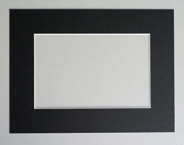 JOBLOT 50-8x6 for 6x4 Picture And Photo  Mounts BLACK Other Sizes Available 